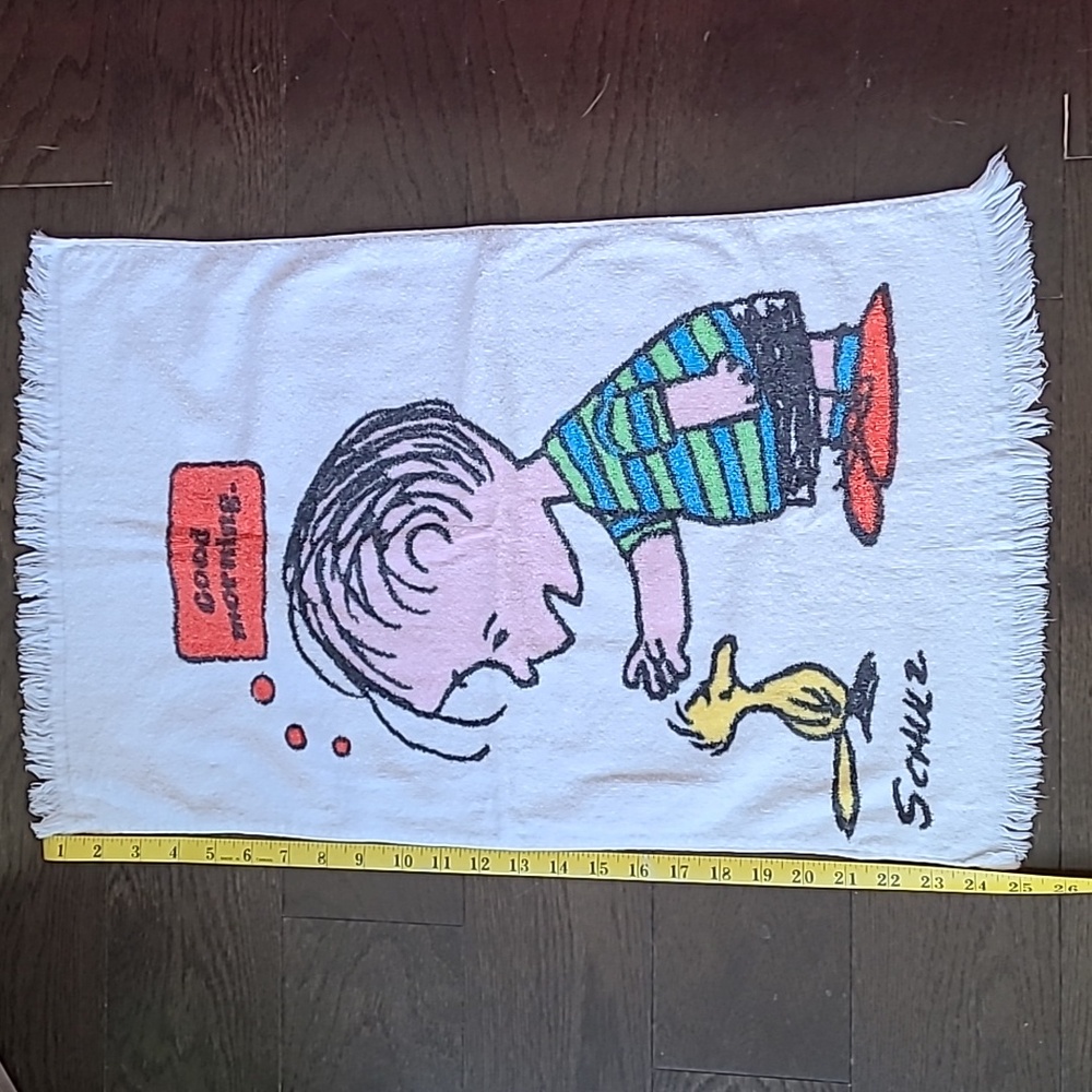 EUC Vintage 1971 Tastemaker Peanuts towel - Picture 2 of 4